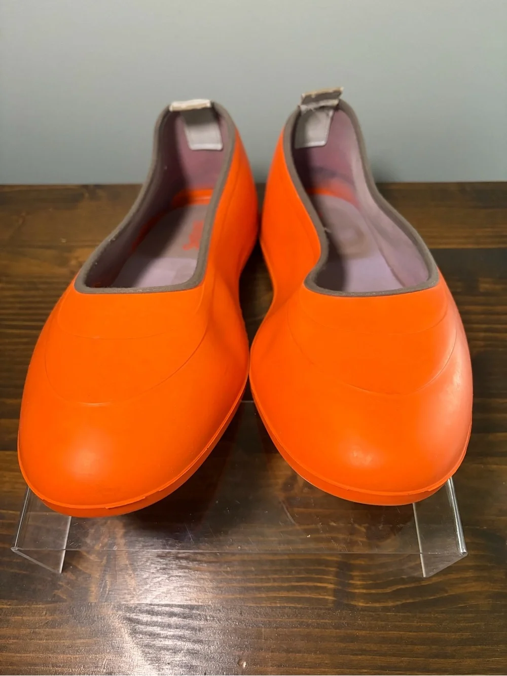 Men’s Classic Swims Orange Slip-On Galoshes Size XXL or Size 12-13.